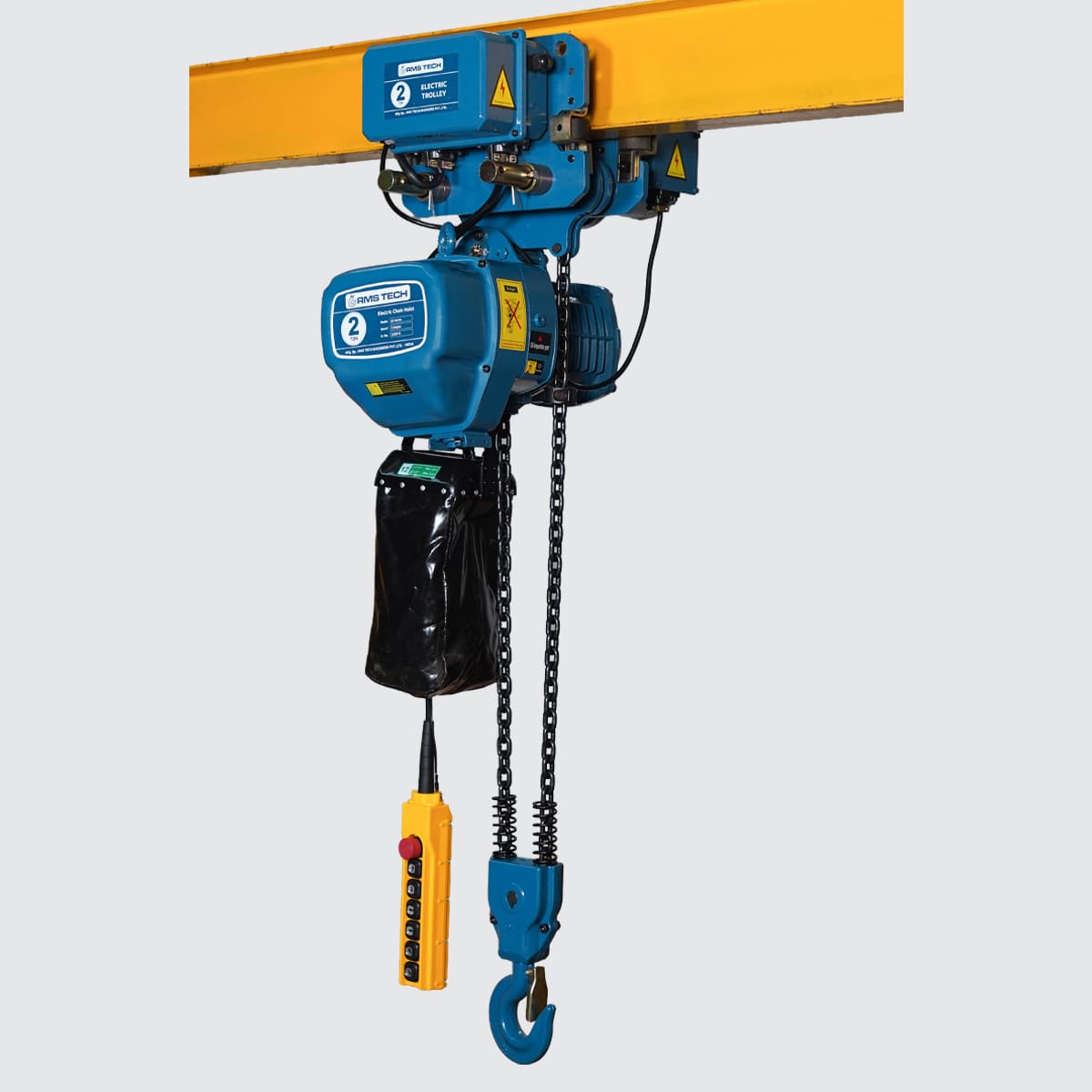 ELECTRIC CHAIN HOIST WITH TROLLEY